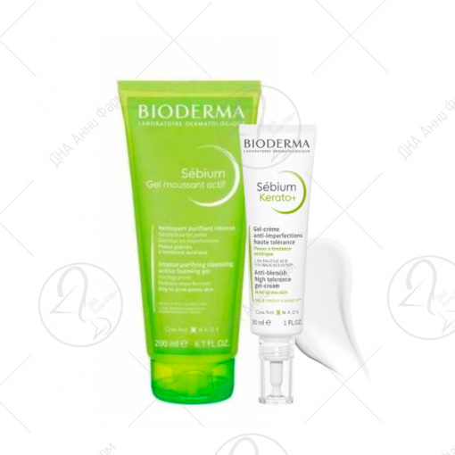 BIODERMA Set Sebium Gel moussant actif 200ml + BIODERMA Sebium Kerato Expert 30ml