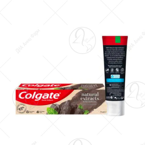 COLGATE Natural Extracts Паста за заби - јаглен, 75 мл