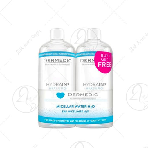 DERMEDIC HYDRAIN micelarna voda DUO PACK 500ml