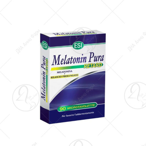 ESI Мелатонин пура ретард, 1mg X 90 таблети