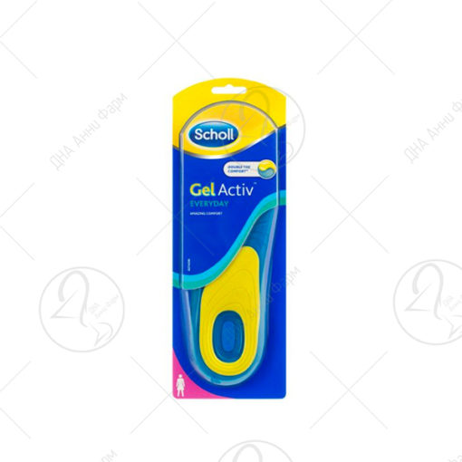 Scholl Гел Актив Секојдневни влошки за чевли за жени
