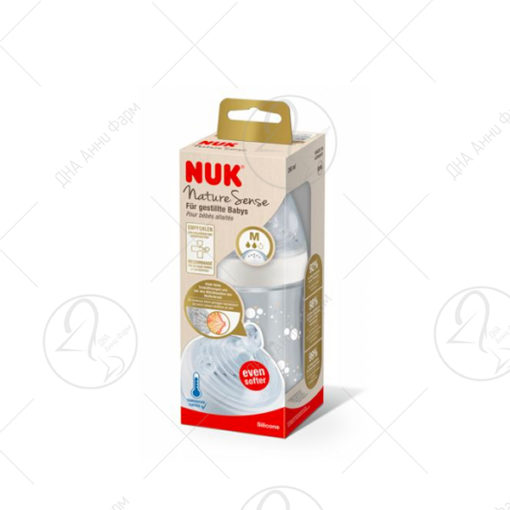 NUK Шише „Nature Sense“ 260ml