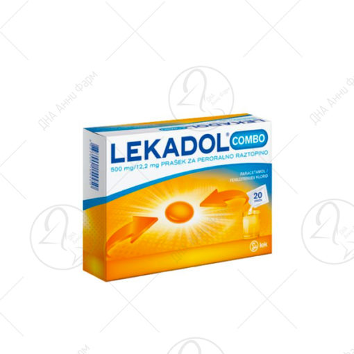 Lekadol Combo кесички за возрасни,10 кесички