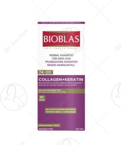 BIOBLAS COLLAGEN+KERATIN шампон 360мл
