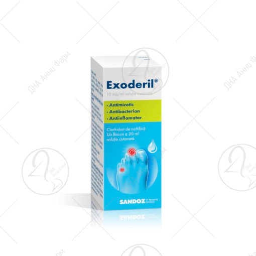 EXODERIL sol.1% 10ml