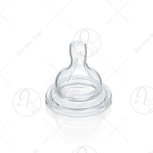 AVENT Цуцла силиконска 1+ 2/1 -  632
