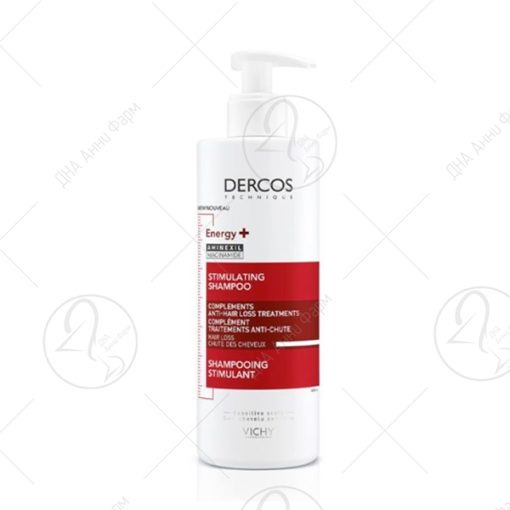 VICHY DERCOS ENERGY, Шампон против опаѓање на косата 400 ML