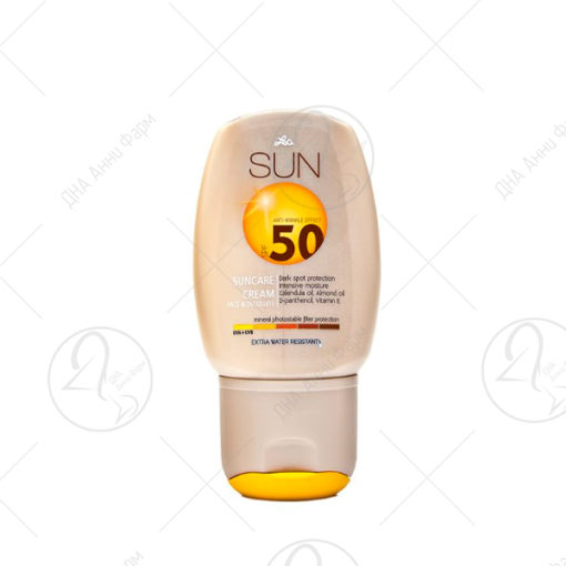 Lea SUN крем за сончање за лице туба SPF 50