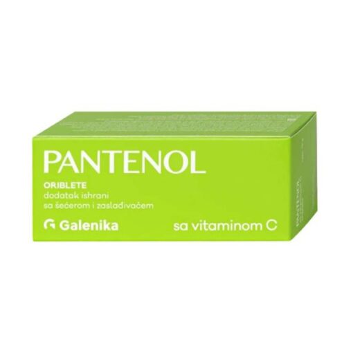 PANTENOL Таблети со Витамин Ц x20