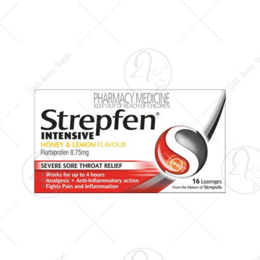 STREPFEN пастили мед и лимон х16