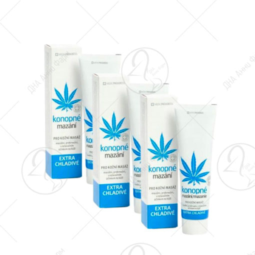 Екстра ладна сина крема од коноп 100 ml x3