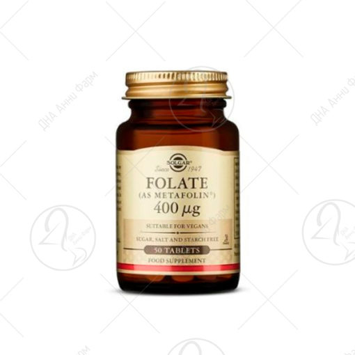 SOLGAR Folate таблети 400MG x50