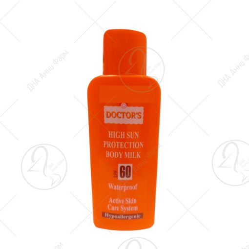 DOCTOR’S Млеко за сончање СПФ60 300ml