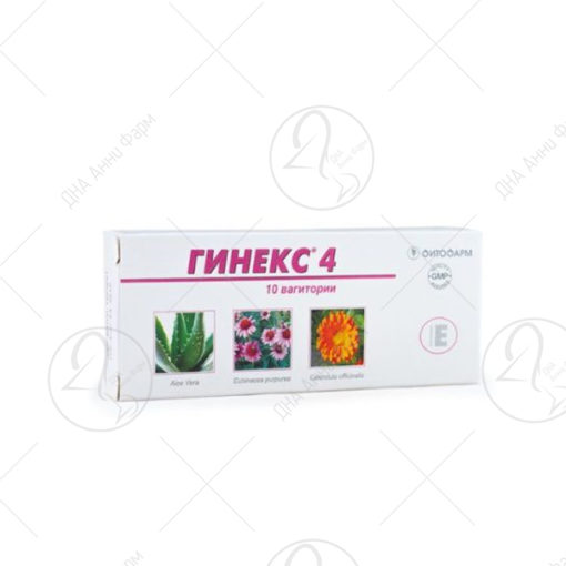 FITOFARM Gynex 4, 10 вагитории