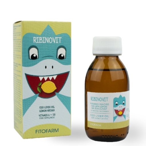 FITOFARM Рибино масло со арома на лимон, 120ml