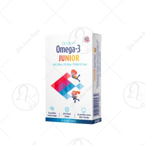 DR.VITON Omega-3 JUNIOR Таблети за џвакање x30