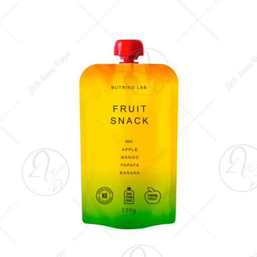 NUTRINO LAB Fruit Snack - Каша од јаболко, манго, папаја и банана 200g