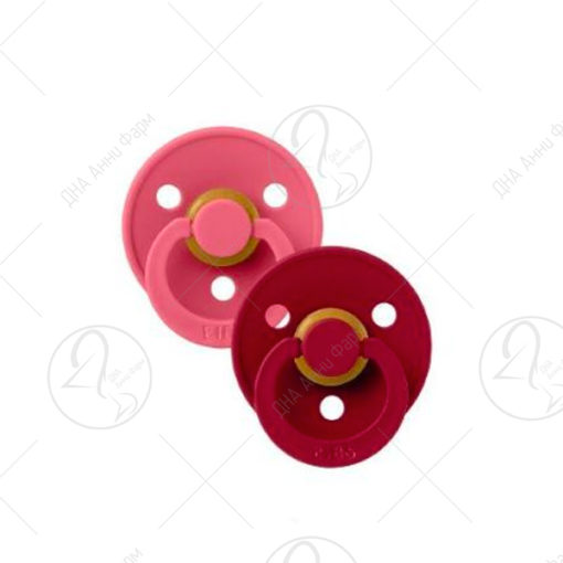 BIBS 120254-2 Цуцли 6+ месеци CORAL/RUBY