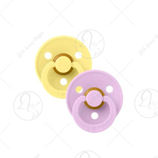 BIBS 120399-2 Цуцли 6+ месеци SUNSHINE/VIOLETSKY