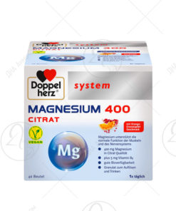 DOPPELHERZ МАГНЕЗИУМ ЦИТРАТ 400мг X 20