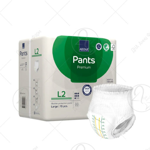 ABENA Premium Пелени-гаќички Large 2 /пакување од 15 парчиња
