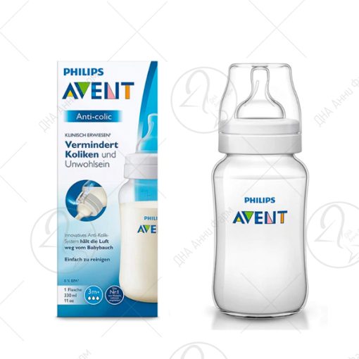 AVENT Анти Колик шише 330мл пластично