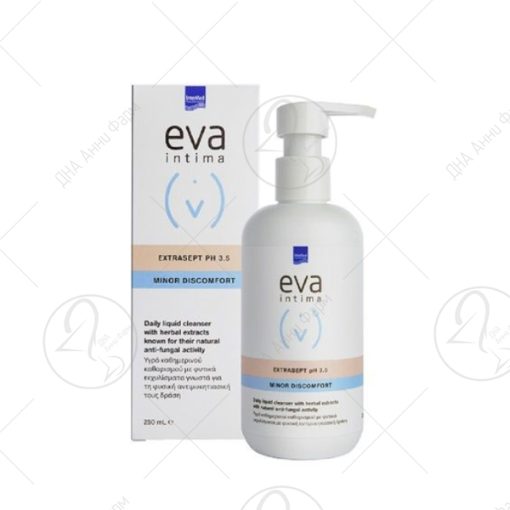 INTERMED Eva Extrasept Течно вагинално сретство 250ml / PH 3.5