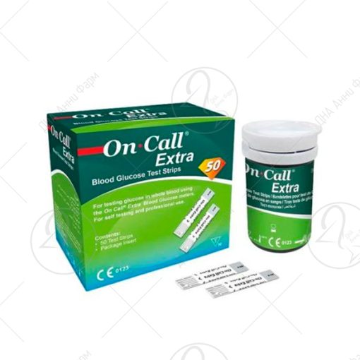ON CALL Extra - Ленти за мерење на гликоза x50