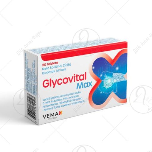 GLYCOVITAL MAX Таблети x20