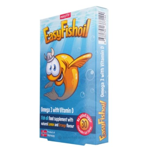 EASYVIT Easyfishoil Омега 3 + витамин Д, 30 таблети