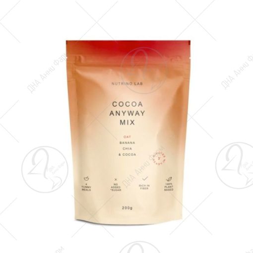 NUTRINO LAB Coco Anyway Mix - Каша Овес, банана, јаболка и какао 200г