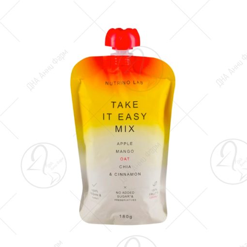 NUTRINO LAB Take it Easy Mix - Пире Овес, манго, чиа, јаболка и цимет 180г