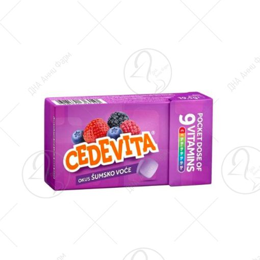 CEDEVITA Шумско овошје бонбони 19.5gr
