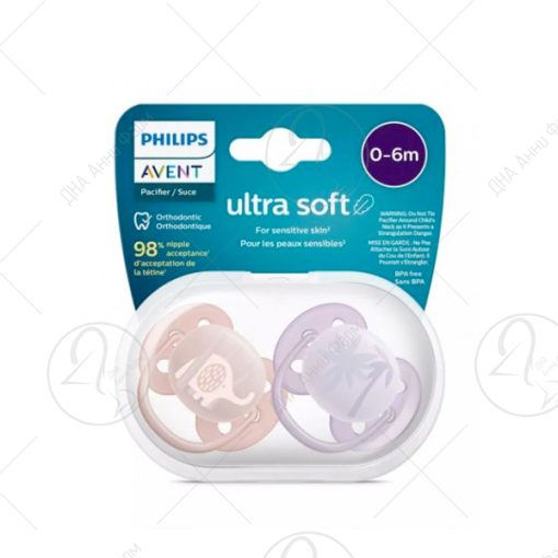 AVENT Цуцла Лажливка soft 0-6 месеци, женска – 091/09