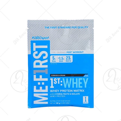 POLLEO SPORT ME FIRST Whey Протеин 1st 30.4 g - Cookies Cream