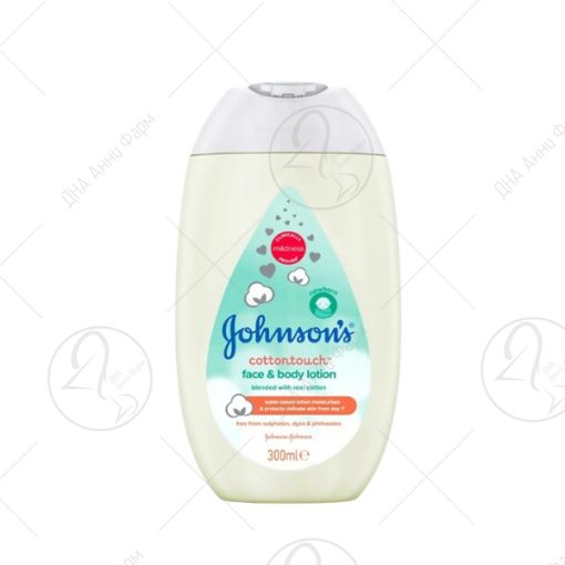JOHNSON'S Cottontouch Лосион за лице и тело, 300 мл