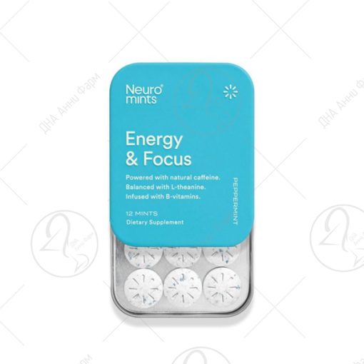 NEURO MINTS Energy and Focus пеперминт/12 бомбони