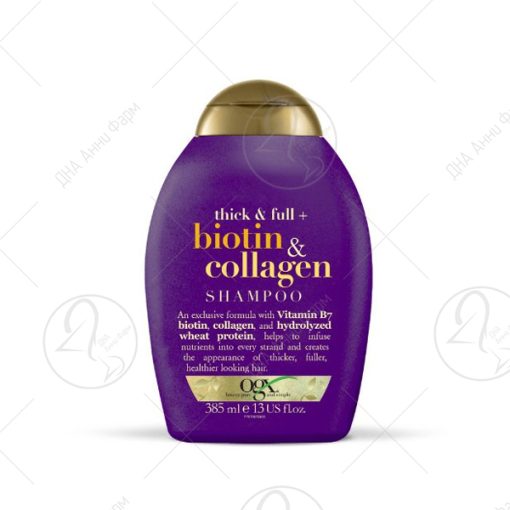 OGX Шампон со биотин и колаген 385ml