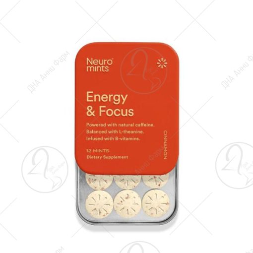 NEURO MINTS Energy and Focus цимет/12 бомбони