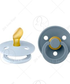 BIBS  2211418-2 Anatomical Цуцли 6-18 месеци BABY BLUE/PETROL