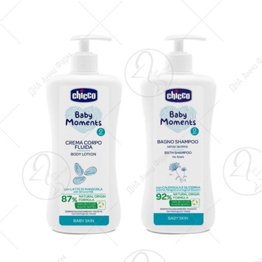 CHICCO Сет Лосион 500ml + Купка шампон 500ml