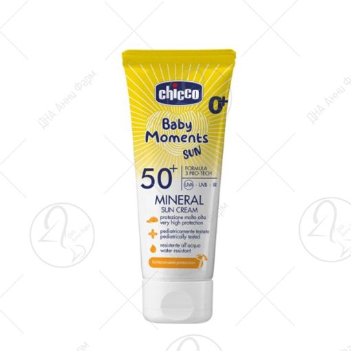 CHICCO Sun Mineral Крема со заштитен фактор SPF50+ 75ml