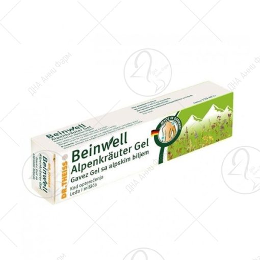 DR.THEISS BEINWELL Гавез гел со алпски билки 150ml
