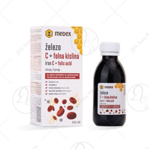 MEDEX Сируп (железо, витамин ц и фолна киселина) 150ml