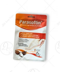 DR.THEISS PARASOFTIN регенеративна маска за стапала со уреа и шеа путер