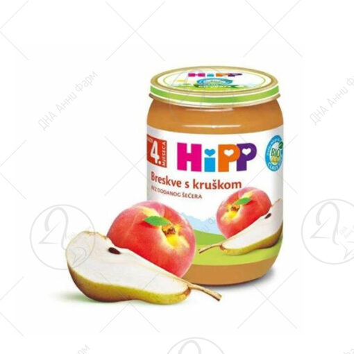HIPP Каша од праска и круша 190g