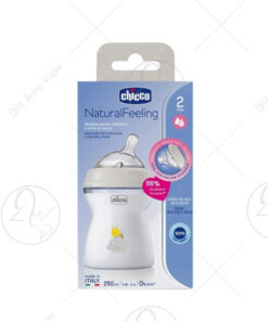 CHICCO Natural Feeling Пластично шише пчелка 250мл