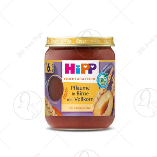 HIP Каша со слива, круша и житарици 160GR