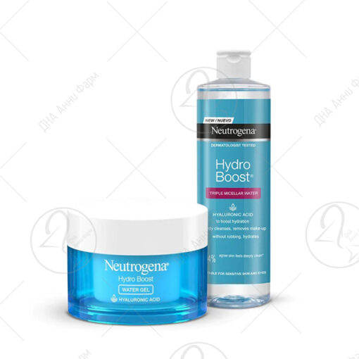 NEUTROGENA SET Hydro Boost Мицеларна вода 400ml + Hydro Boost Гел-крем за лице 50ml