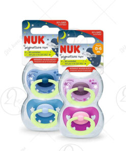 NUK 5270 Цуцла силиконска 0-6m NIGHT